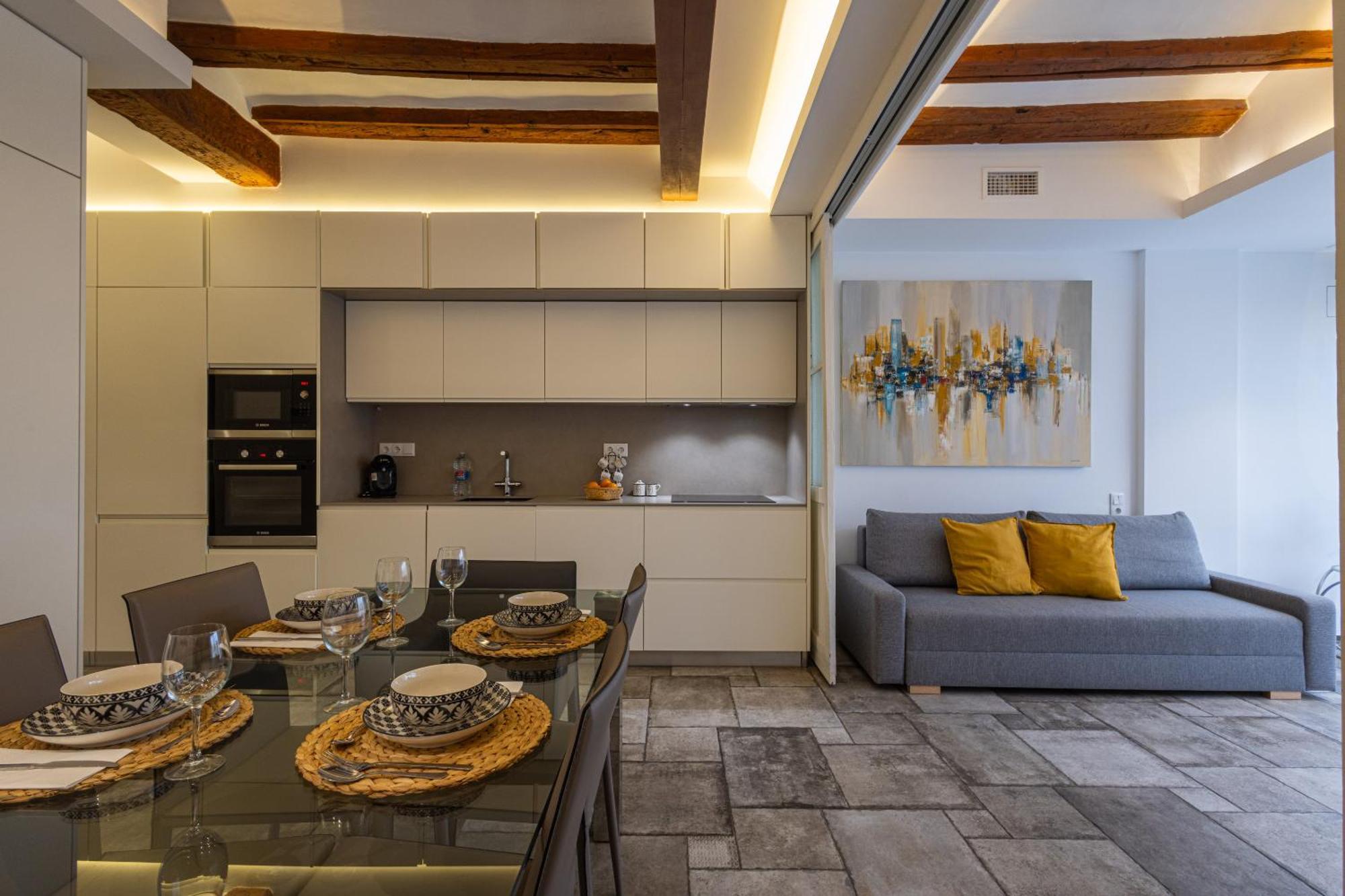 Florit Flats - Center Modern 1Br 2Bth Terrace Wi-Fi Ac Appartement Valencia Buitenkant foto
