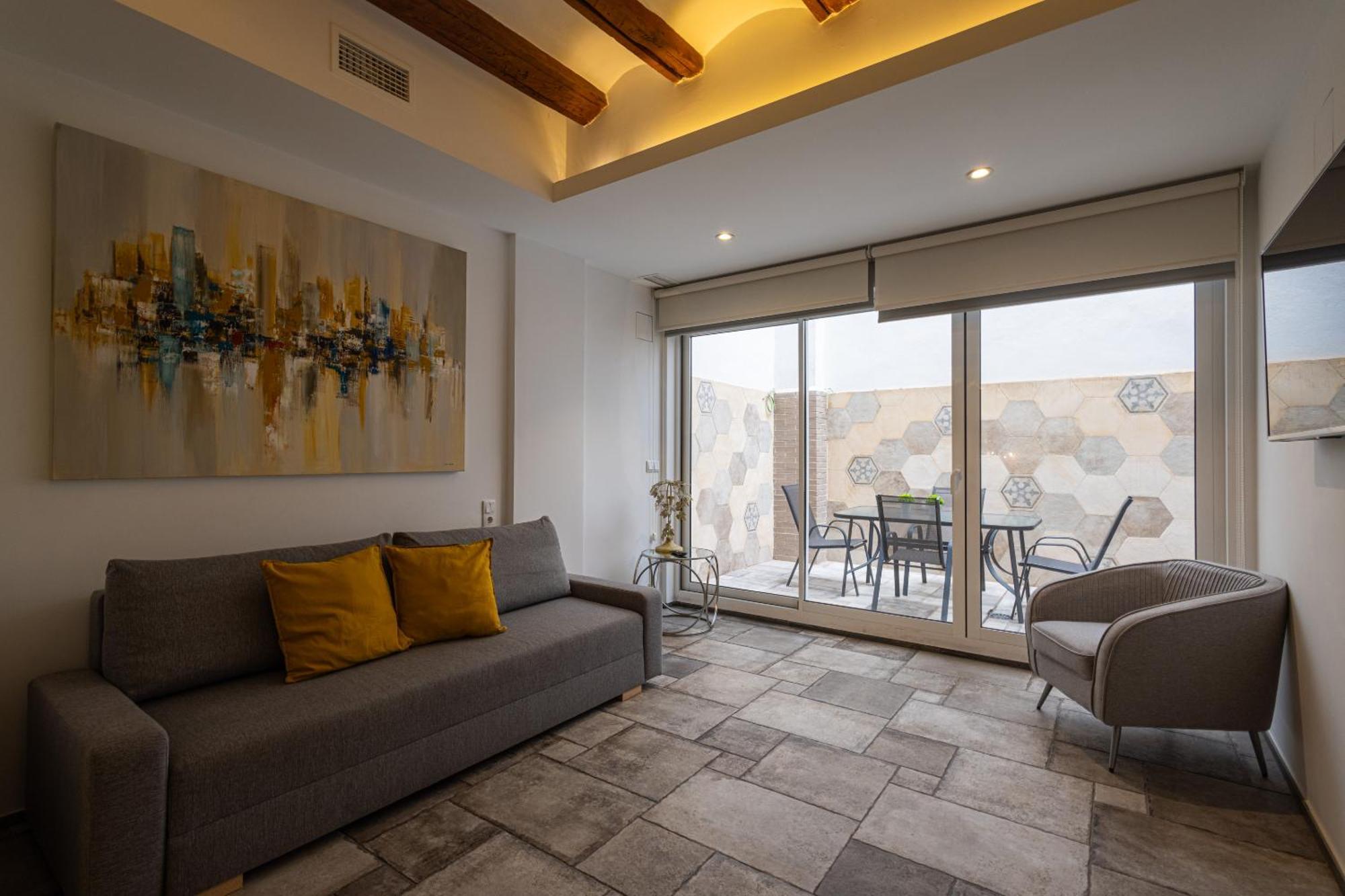 Florit Flats - Center Modern 1Br 2Bth Terrace Wi-Fi Ac Appartement Valencia Buitenkant foto