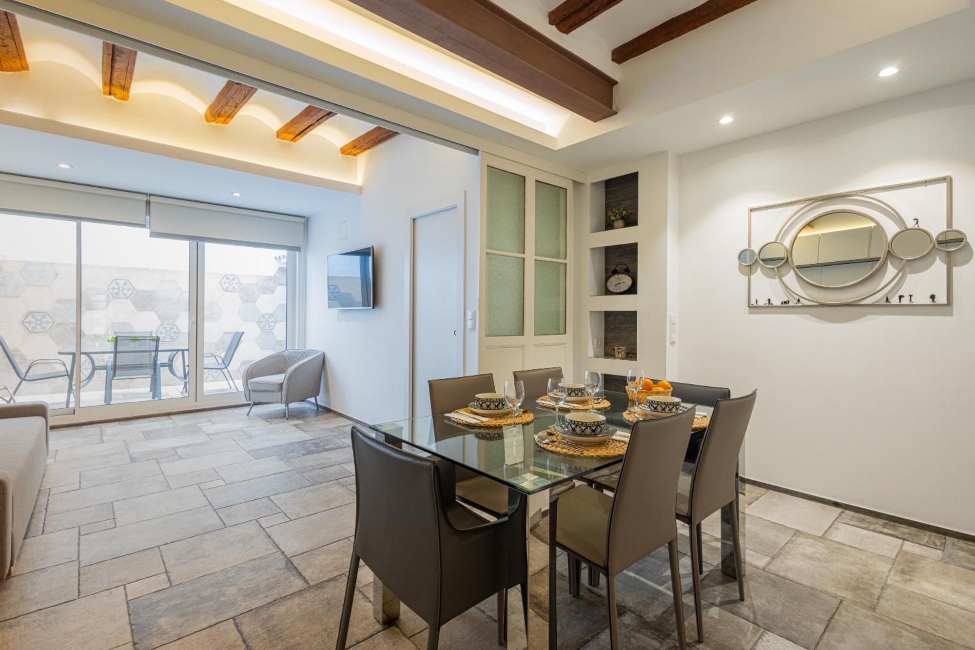 Florit Flats - Center Modern 1Br 2Bth Terrace Wi-Fi Ac Appartement Valencia Buitenkant foto